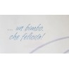 BIGLIETTO AUGURALE NASCITA una notizia strepitosa.... un bimbo che felicità 17X11 CM PORTASOLDI