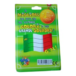 Medaglia d'Oro Tifoso DOC – Colori Nero Azzurri – Idea Regalo Ultras