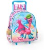ZAINO SCUOLA ASILO TROLLS CON TROLLEY BAMBINI SCUOLA E TEMPO LIBERO CM 29X25X11