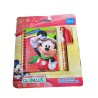 SET PENNA CON LACCIO E NOTES DISNEY TOPOLINO MICKEY MOUSE