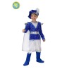 Costume Carnevale Bambino Principe Royal Deluxe con Mantello, Cappello e Accessori – Taglie 3-8 Anni