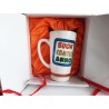 Tazza in Ceramica "Buon Compleanno" Glitterata con Scatola Regalo e Nastro, 370 ml