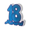 Numeri 3D personalizzati in polistirolo coloratocon base di appoggio per Feste Compleanno 33x30x5CM