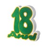 Numeri 3D personalizzati in polistirolo coloratocon base di appoggio per Feste Compleanno 33x30x5CM