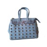 BORSA BORSETTA DONNA SPALLA PICCOLA TRACOLLA CON BORCHIE E STRASS cm 18x15