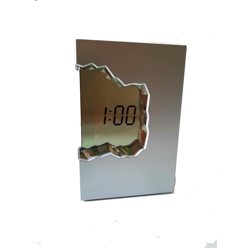 Orologio da scrivania sveglia a LED elettrica tavolo sveglia a forma di morso cm 11