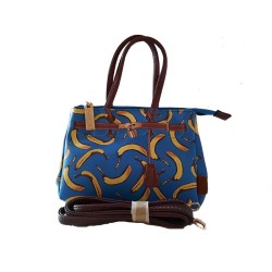 Borsa a Spalla Piccola "Tropical Banane" - Tracolla Regolabile Made in Italy