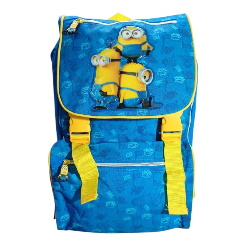 Zaino Scuola Estensibile Minions "Cattivissimo Me" – Ergonomico Elementari 40cm