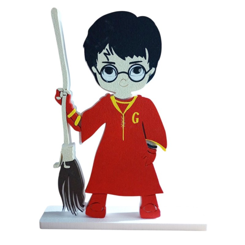 Sagoma Harry Potter in Polistirolo Personalizzata con Nome 3D – Decorazione Compleanno a Tema Magia con Base d’Appoggio 75–80 cm