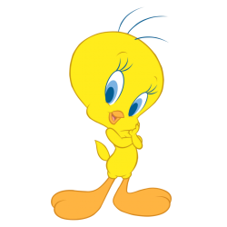 Sagoma Personalizzata in Polistirolo Tweety Looney Tunes - Perfetta per Compleanni e Feste - 70 cm