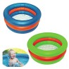 Piscina Gonfiabile Baby per Bambini a 3 Anelli Fondo ruvido antiscivolo 60x45cm