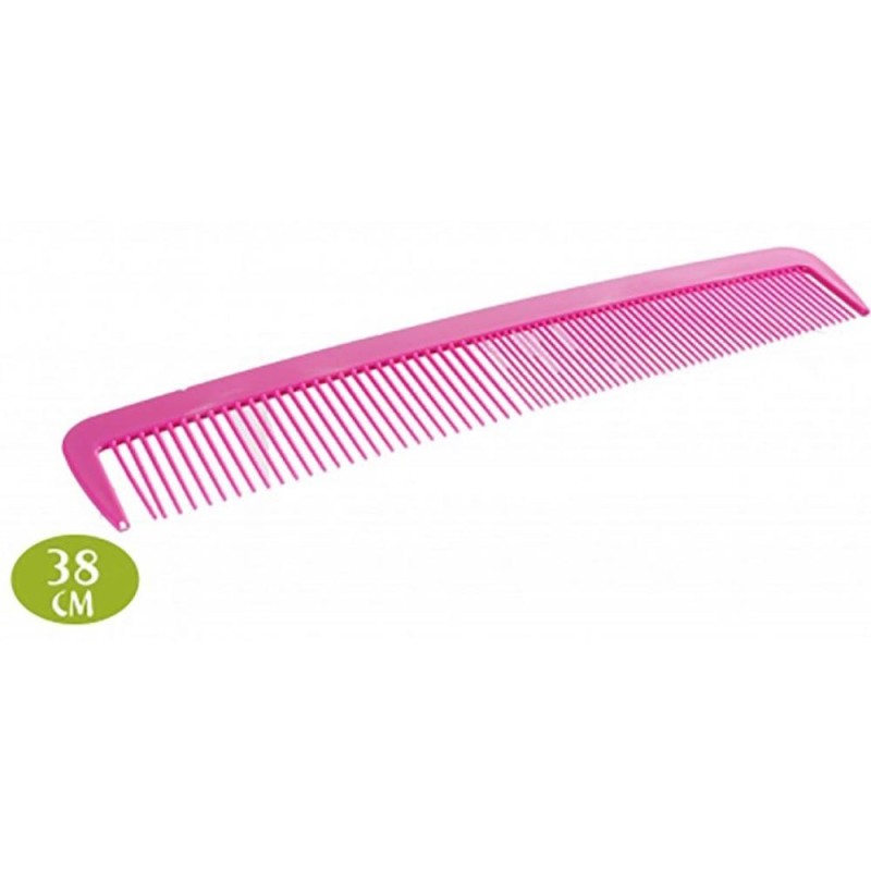 Pettine Gigante Clown Rosa 38cm – Accessorio Carnevale e Festa Party